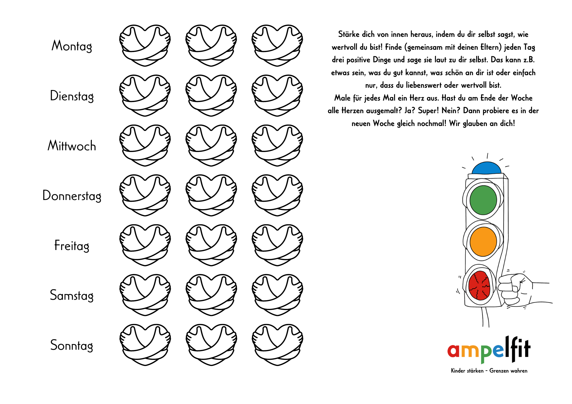 ampelfitChallenge Selbstliebe